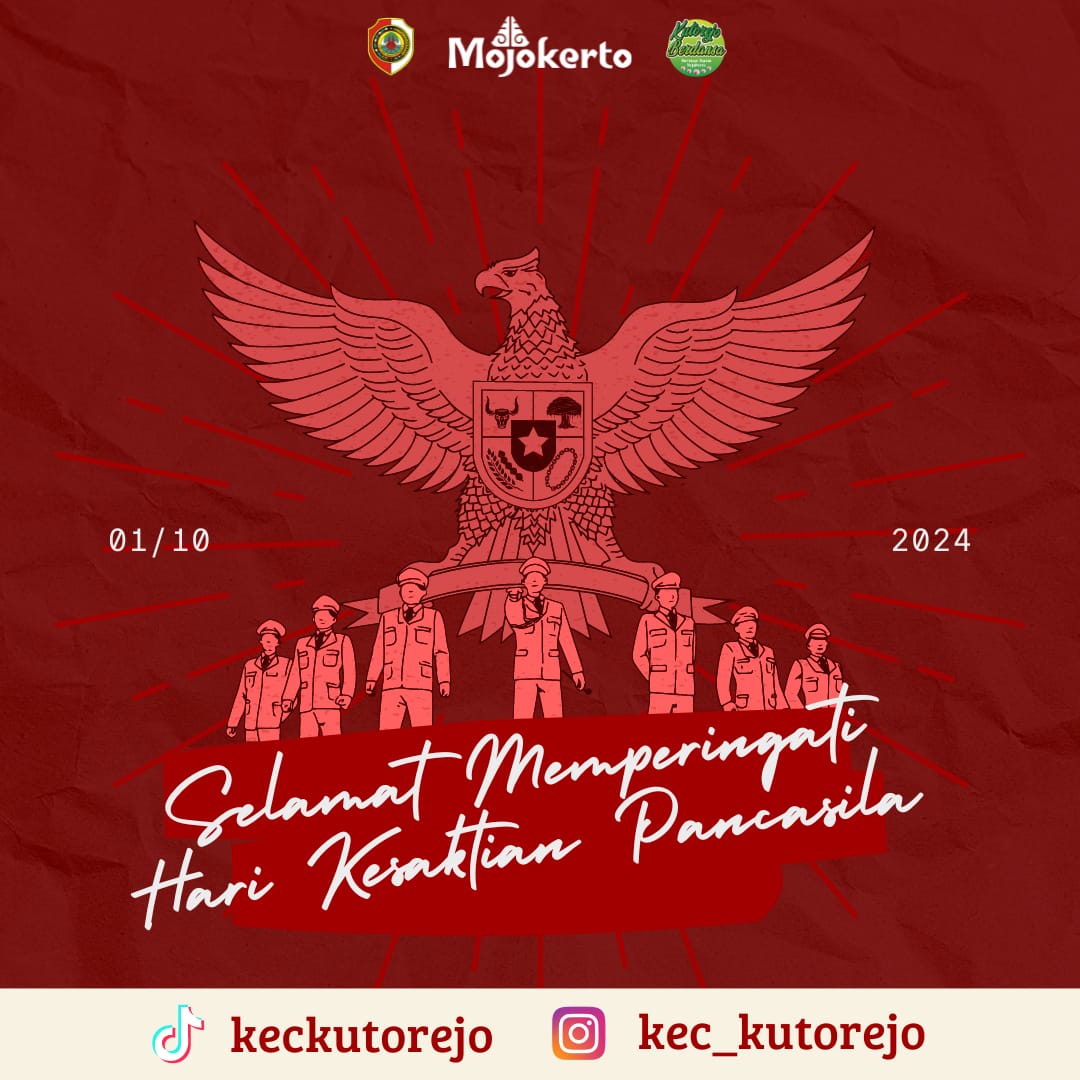 Selamat Memperingati Hari Kesaktian Pancasila Tahun 2024